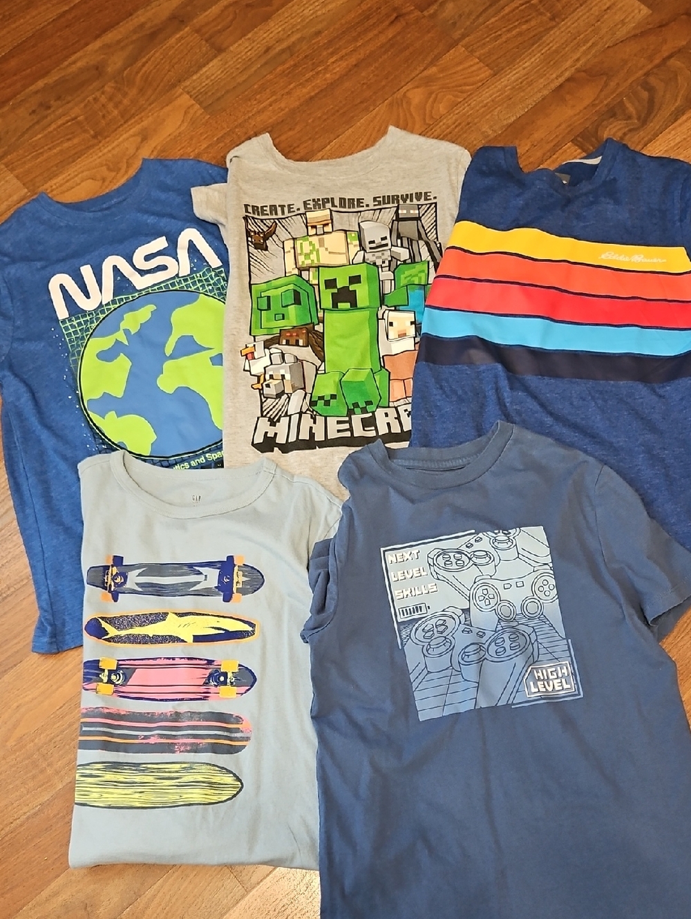 Gray Graphic Tee for Kids - Official Shirt